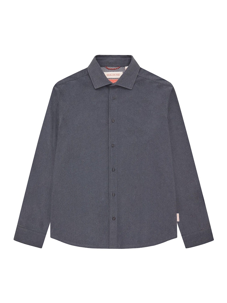 Sealskinz Blue Weybourne Water Repellent Stretch Shirt - Image 6 of 6