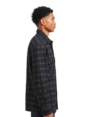 Snettisham Stretch Check Jersey Knitted Overshirt - Image 3 of 6