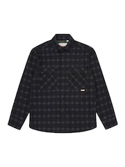 Snettisham Stretch Check Jersey Knitted Overshirt - Image 6 of 6