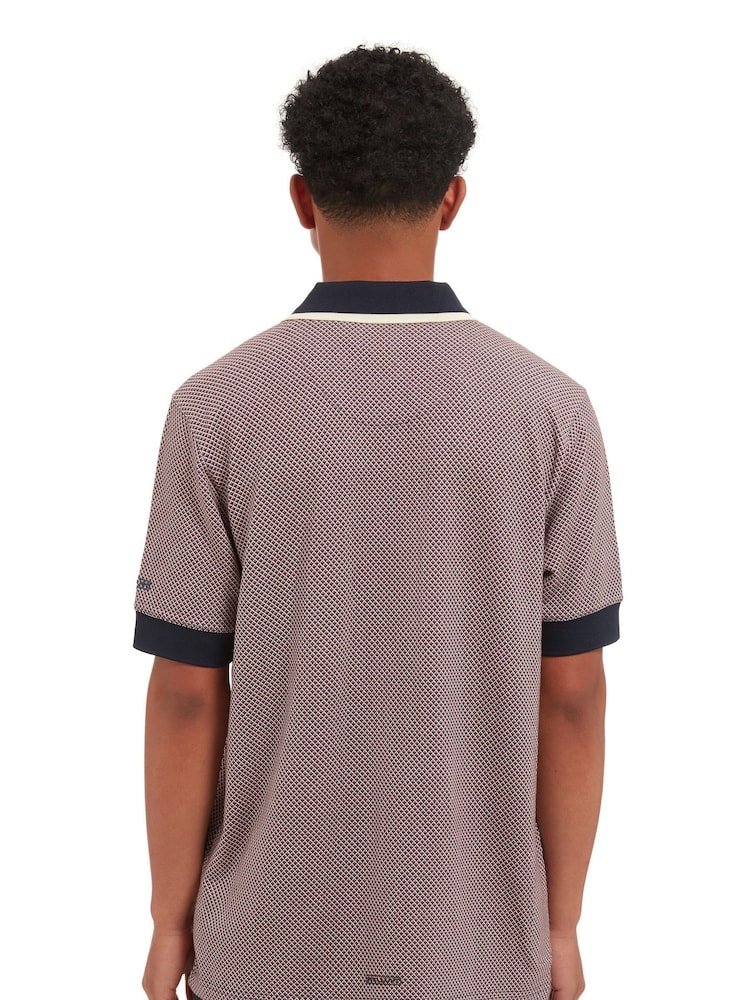 Sealskinz Orange Dersingham Soft Touch Printed Polo Shirt - صورة 2 من 6 Sealskinz Orange Dersingham Soft Touch Printed Polo Shirt - صورة 2 من 6