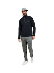 Sealskinz Blue Bunwell Water Repellent 1/2 Zip Funnel Neck Sweatshirt - Изображение 5 из 6