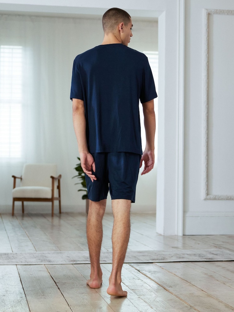 Chelsea Peers TENCEL™ Modal Short Crew Neck Pyjama Set - Imagen 2 de 8
