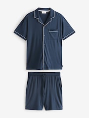 Conjunto de pijama corto abotonado de modal TENCEL™ de Chelsea Peers - Imagen 1 de 3