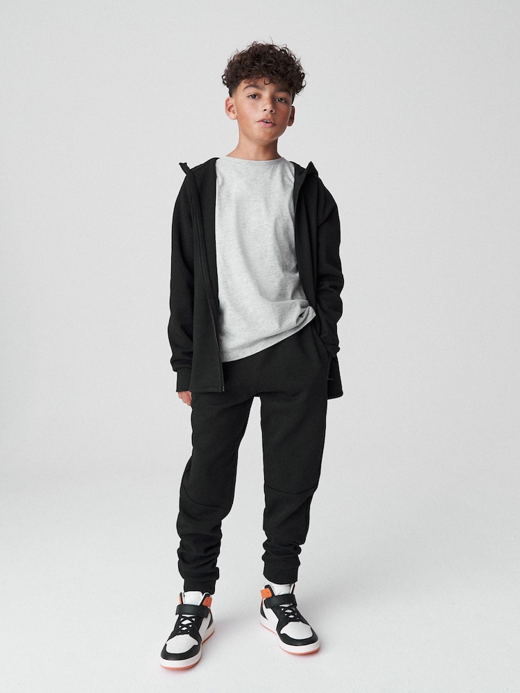 New Black Tech Sportswear Hoodie & Joggers Set (3-16yrs) - Image 1 of 10