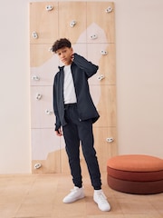 New Navy Tech Sportswear Hoodie & Joggers Set (3-16yrs) - Image 2 of 9