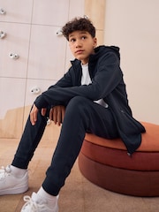 New Navy Tech Sportswear Hoodie & Joggers Set (3-16yrs) - Image 3 of 9