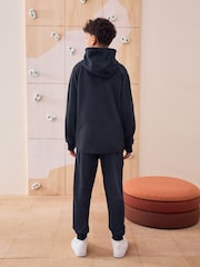New Navy Tech Sportswear Hoodie & Joggers Set (3-16yrs) - Image 4 of 9