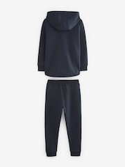 New Navy Tech Sportswear Hoodie & Joggers Set (3-16yrs) - Image 8 of 9