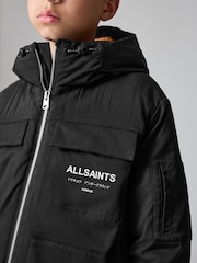smALLSAINTS Black Underground Four Pockets Coat - Image 6 of 17