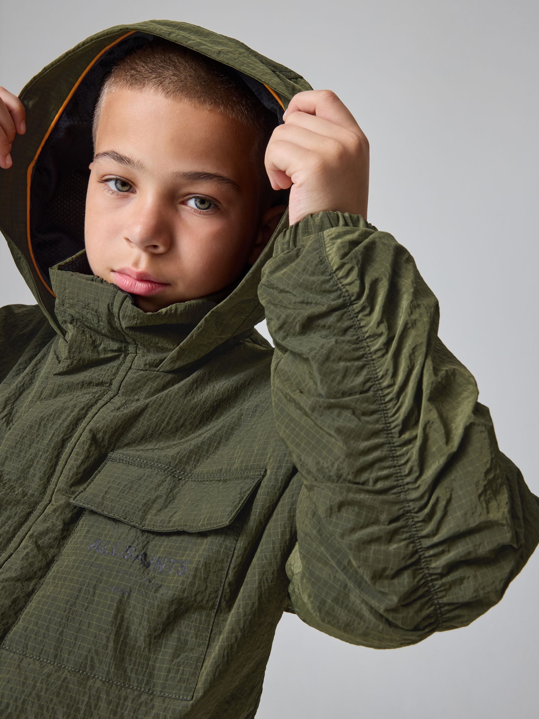 k*i様 INSCRIRE ダークグリーン ジャケット SMALL Buy smALLSAINTS Khaki Green Underground Ripstop Jacket from Next Oman