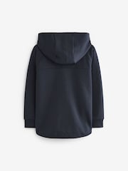 Navy Blue Tech Sportswear Zip Through Hoodie (3-16yrs) - Image 2 of 3