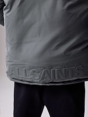 smALLSAINTS Charcoal Grey Logo Padded Coat - Image 6 of 14