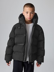 smALLSAINTS Black Short Padded Coat - Image 1 of 11