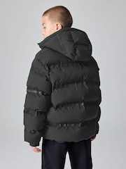 smALLSAINTS Black Short Padded Coat - Image 3 of 11