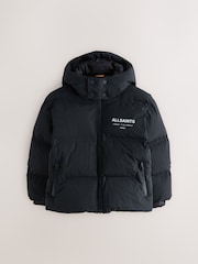 smALLSAINTS Black Underground Short Padded Coat - Image 10 of 16