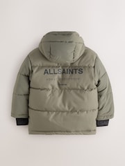 smALLSAINTS Khaki Green Underground Padded Parka - Image 11 of 16