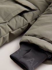 smALLSAINTS Khaki Green Underground Padded Parka - Image 15 of 16