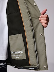 smALLSAINTS Khaki Green Underground Padded Parka - Image 9 of 16