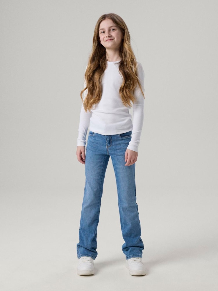 Calças de ganga skinny bootcut Name It - Imagem 1 de 6