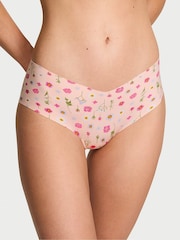 Victoria's Secret Purest Pink Floral Cheeky Knickers - Image 1 of 3