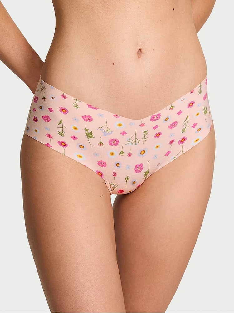 Victoria's Secret Purest Pink Floral Cheeky Knickers - Image 1 of 3
