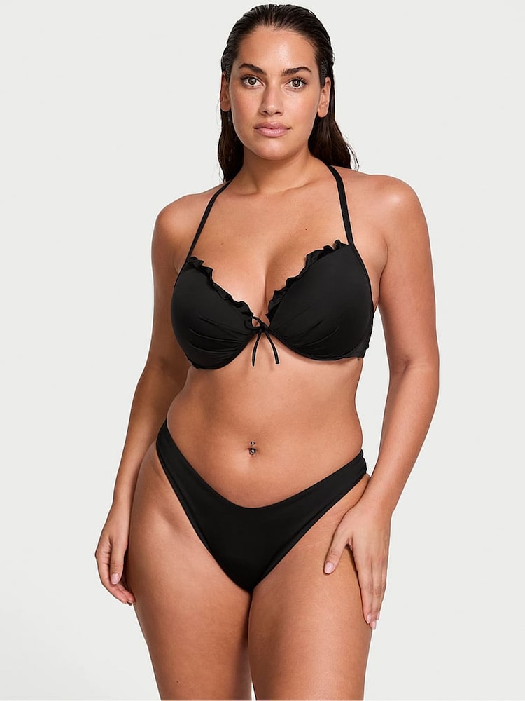 Victoria's Secret Black Brazilian Bikini Bottoms - Image 1 of 3