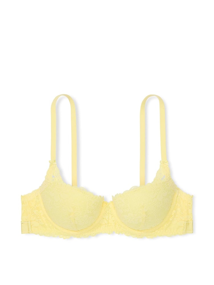 Zachtgeel - Victoria's Secret PINK - Balconette-push-upbeha met kant - Image 3 of 4