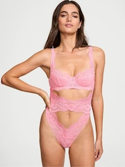 Victoria's Secret Pink Hope Lace Bodysuit - Image 1 of 2