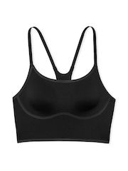 Victoria's Secret PINK Black Relay Racerback Sports Bra - Image 3 of 3