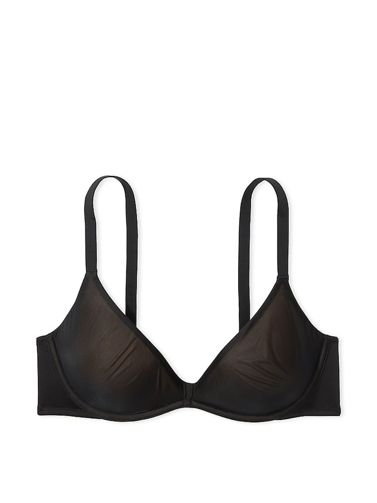 Victoria's Secret Black Scoop Angelight Lightly Lined Bra - Image 3 of 3
