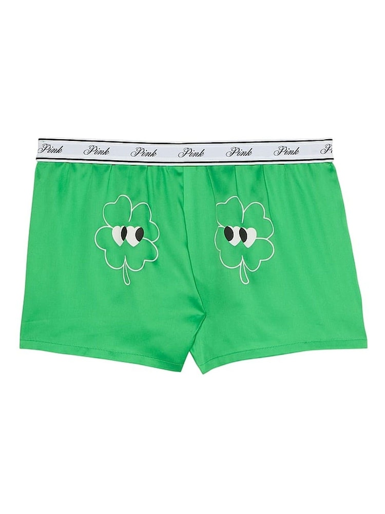 Victoria's Secret PINK Lucky Green Short Pyjama Bottoms - Image 2 of 2
