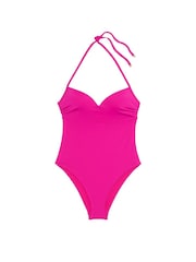 Victoria's Secret Berry Blush Pink Halter Push Up Swimsuit - Image 3 of 3