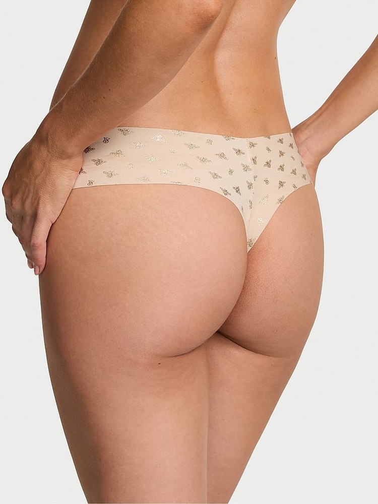 Victoria's Secret Marzipan Nude Bees Thong Knickers - Image 2 of 3