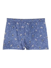 Victoria's Secret PINK Dusty Iris Blue Short Pyjama Bottoms - Image 1 of 1