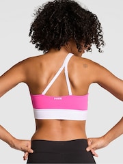 Victoria's Secret PINK Pink Gossip Relay One Shoulder Sports Bra - Image 2 of 2