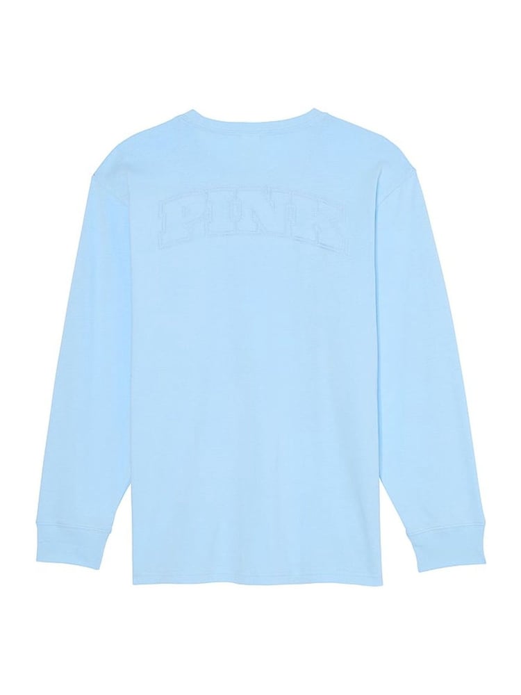 Victoria's Secret PINK Blue Dancer Long Sleeve T-Shirt - Image 2 of 2