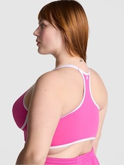 Victoria's Secret PINK Pink Gossip Relay Racerback Sports Bra - Image 2 of 2