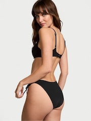 Victoria's Secret Black Tie Side Bikini Bottoms - Image 2 of 4