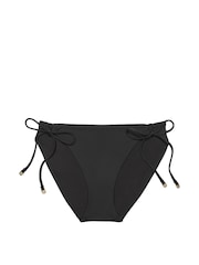 Victoria's Secret Black Tie Side Bikini Bottoms - Image 4 of 4
