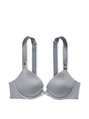 Victoria's Secret Asteroid Grey Push Up Scattered Shine Strap Bra - Image 1 of 2