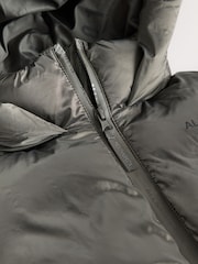 smALLSAINTS Khaki Green Waisted Short Padded Coat - Image 11 of 14