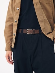 Brown Casual Leather Belt - Image 1 of 4