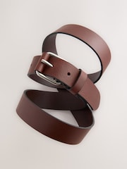 Brown Casual Leather Belt - Image 2 of 3
