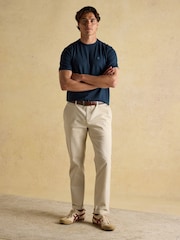 Rugby Club Navy Crew Neck Cotton T-Shirt - Image 4 of 7