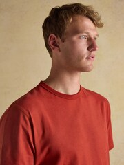 Naranja - Rugby Club Crew Neck Cotton T-Shirt - Imagen 6 de 8