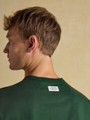 Verde - Rugby Club Crew Neck Cotton T-Shirt - Imagen 6 de 7