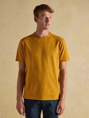 Amarillo - Rugby Club Crew Neck Cotton T-Shirt - Imagen 1 de 8