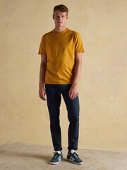 Amarillo - Rugby Club Crew Neck Cotton T-Shirt - Imagen 5 de 8