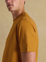 Amarillo - Rugby Club Crew Neck Cotton T-Shirt - Imagen 6 de 8