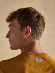 Amarillo - Rugby Club Crew Neck Cotton T-Shirt - Imagen 7 de 8